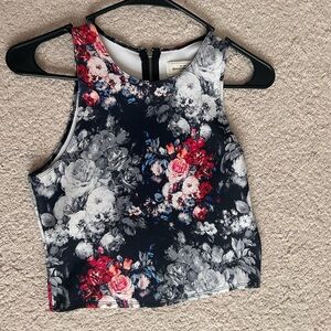 FLORAL ABERCROMBIE AND FITCH TOP